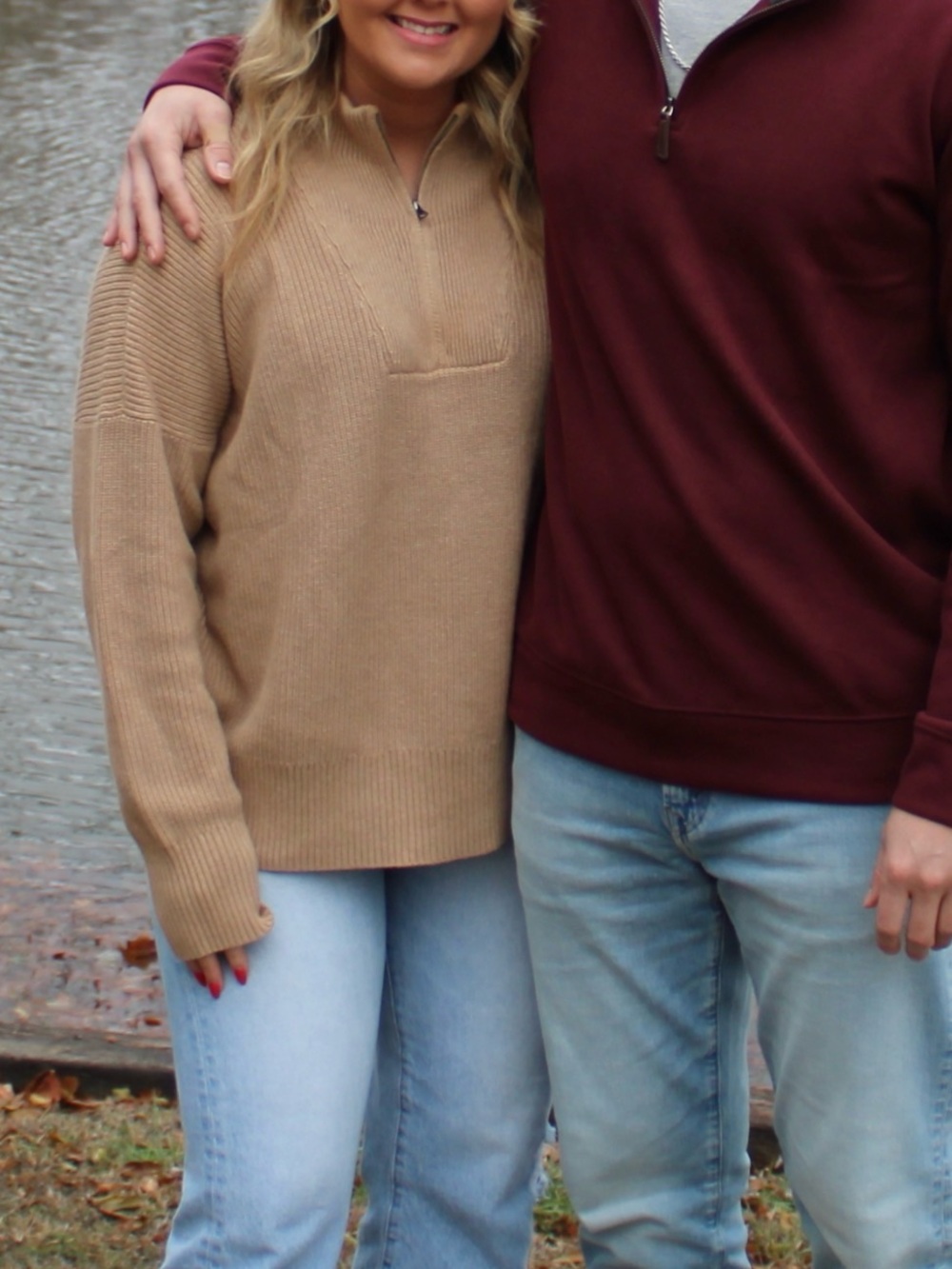 Lands' End Camel Sweater